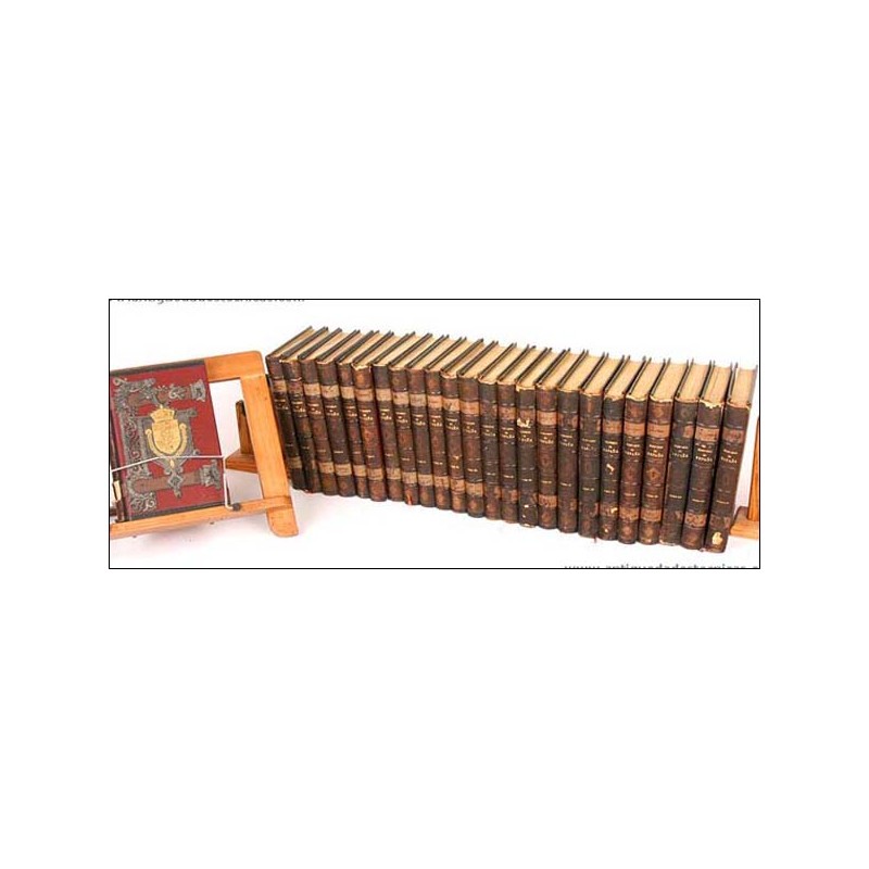 History of Spain. Modesto Lafuente. 25 volumes. 1889