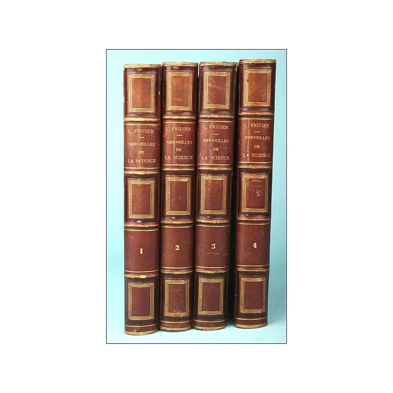 The Wonders of Science, Louis Figuier, Paris 1868-1870. 4 Volumes