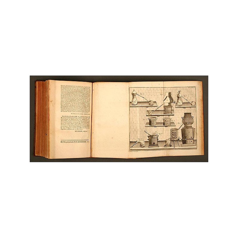 Libro de Física Experimental, de Sigaud de la Fond, París, Año 1775