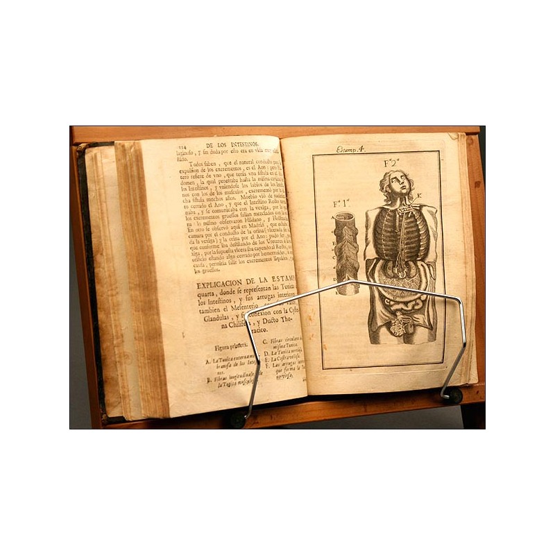 Anatomía Completa del Hombre, de Martín Martínez, Año 1728