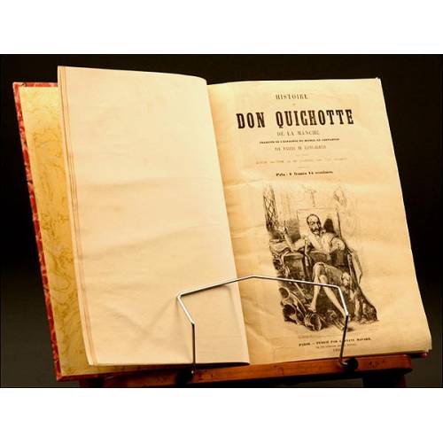 Don Quixote, French Version, Year 1850.