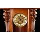 Fantastic Aiglon Wall Clock in perfect working order. France, Circa 1890
