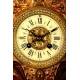 Neo-Gothic Bronze Wall Clock with Paris 8 day mechanism. 1900.