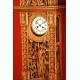 Fantastic Hand Carved Cypress Wood Wall Clock. XIX Century
