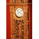 Fantastic Hand Carved Cypress Wood Wall Clock. XIX Century