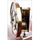 Clásico Reloj de Pared Antiguo Fabricado por Gustav Becker. Alemania, Siglo XIX
