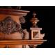 Impressive Gustav Becker Wall Clock. Germany, 1900. Magnificent Condition