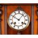 Impresionante Reloj de Pared Gustav Becker. Alemania, 1900. Magnífico Estado