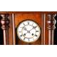 Magnífico Reloj de Pared Perfectamente Restaurado y Funcionando. Alemania, Ca. 1890