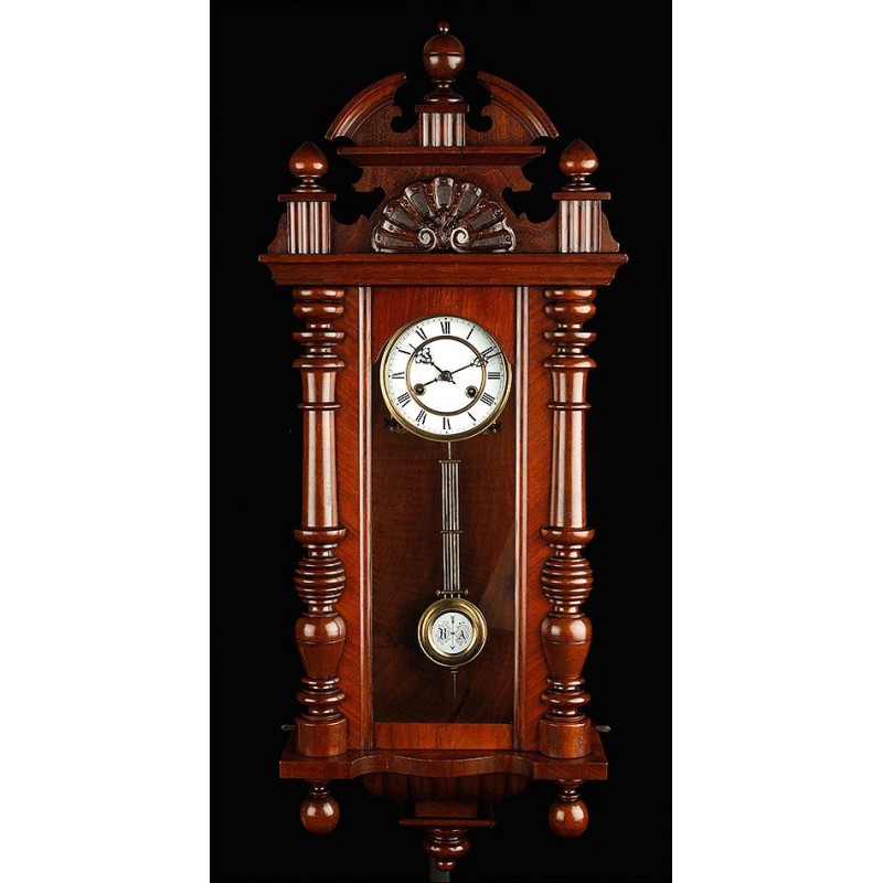 German Wall Clock, ca. 1890