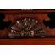 Hermoso Reloj de Pared con Caja de Madera. Alemania, Fines S. XIX. Funcionando Perfectamente