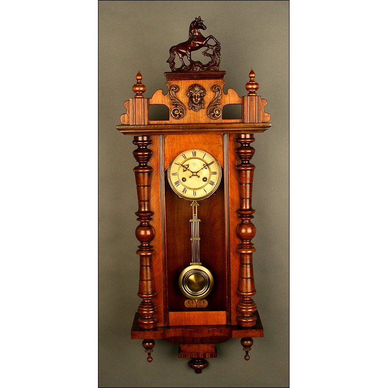 Important Junghans Pendulum Clock, ca.1880-1890.