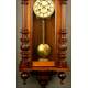 German Junghans Wall Clock, 1900. Restored and Overhauled. Works Perfectly
