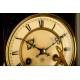 Reloj de Pared Alemán Junghans de 1.900. Restaurado y Revisado. Funciona Perfectamente