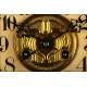 Precioso Reloj de Pared Junghans en Madera de Nogal, Circa 1920. Bien Conservado y Funcionando