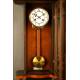 Wall Clock with Junghans Sounder. Year 1900. Working. Signed