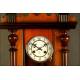 Wall Clock with Junghans Sounder. Year 1900. Working. Signed