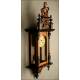 Original Junghans Pendulum Clock, ca. 1880-1890.