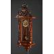 Elegant German Wall Clock from 1900. Beautifully Restored and Functioning