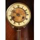 Elegante Reloj de Pared Alemán de 1900. Magníficamente Restaurado y Funcionando