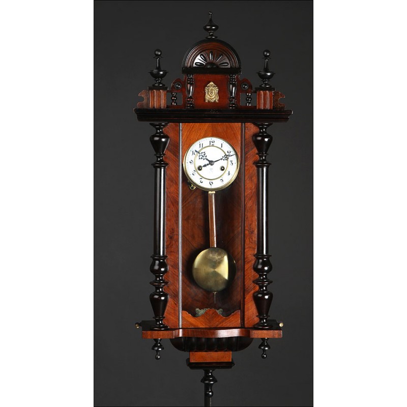 German Wall Clock, ca. 1900