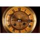 Elegante Reloj de Pared Francés del Año 1890. Muy Bien Conservado y Funcionando a la Perfección