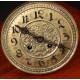 Imponente Reloj de Pared Kienzle Fabricado en Alemania en 1900. Caoba, Haya y limoncillo. En Perfecto Estado