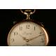 Elegant Longines Solid Silver Pocket Watch, Ca. 1910. Works Perfectly