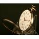 Elegante Reloj de Bolsillo Longines de Plata Maciza, Ca. 1910. Funciona Perfectamente
