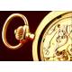 Reloj de Bolsillo con Sonería a Cuartos y Cronómetro en Oro Macizo 1896.Funcionando. 59 mm diámetro