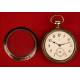 Omega silver nielloed pocket watch, 1920-1930. Working.