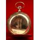 Reloj de Bolsillo Omega en Plata Nielada, 1920-1930. Funcionando.