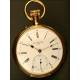 Reloj de Bolsillo con sonería e Oro de 18K. Suiza, 1820-1866.