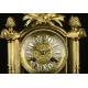 Beautiful French Bronze Mantel Clock. Year 1.880. Perfect Condition