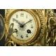 Magnífico Reloj Francés de Sobremesa del Año 1900. Perfectamente Conservado y Funcionando