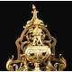 Magnificent antique bronze mantel clock. France, 19th Century