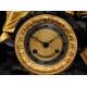 Gilded Bronze Clock, S. XIX
