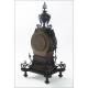 Impressive Pendulum Clock with Pair of Candelabra. France, 19th Century