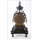 Impressive Pendulum Clock with Pair of Candelabra. France, 19th Century