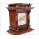 Elegant Junghans Mantel Clock with Solid Wood Case. Germany, 19th Century