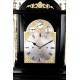 Spectacular Ebony and Bronze Bracket Clock with Triple Sounder. England, XIX Century