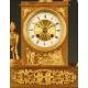 Reloj de Sobremesa, Bronce Dorado, Francia, Año Circa 1875