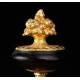 Antique French Mantel Clock in Gilt Bronze. S.XIX.