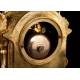 Antique French Mantel Clock in Gilt Bronze. S.XIX.