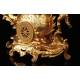 Espectacular Reloj de Sobremesa Escultórico en Muy Buen Estado. Francia, Siglo XIX