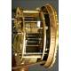 Precious French Clock in Gilded Bronze. 1st Half s. XIX. Well preserved and working