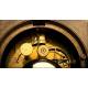 Magnífico Reloj de Sobremesa en Bronce Bicolor, Patinado y Dorado al Mercurio, ca. 1830. Funcionando