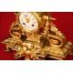 Magnífico Reloj de Sobremesa Francés en Bronce. S.XIX