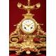 Magnificent French Bronze Mantel Clock. S.XIX