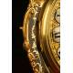Impresionante Reloj de Sobremesa Boulle en Concha de Tortuga, S.XIX.